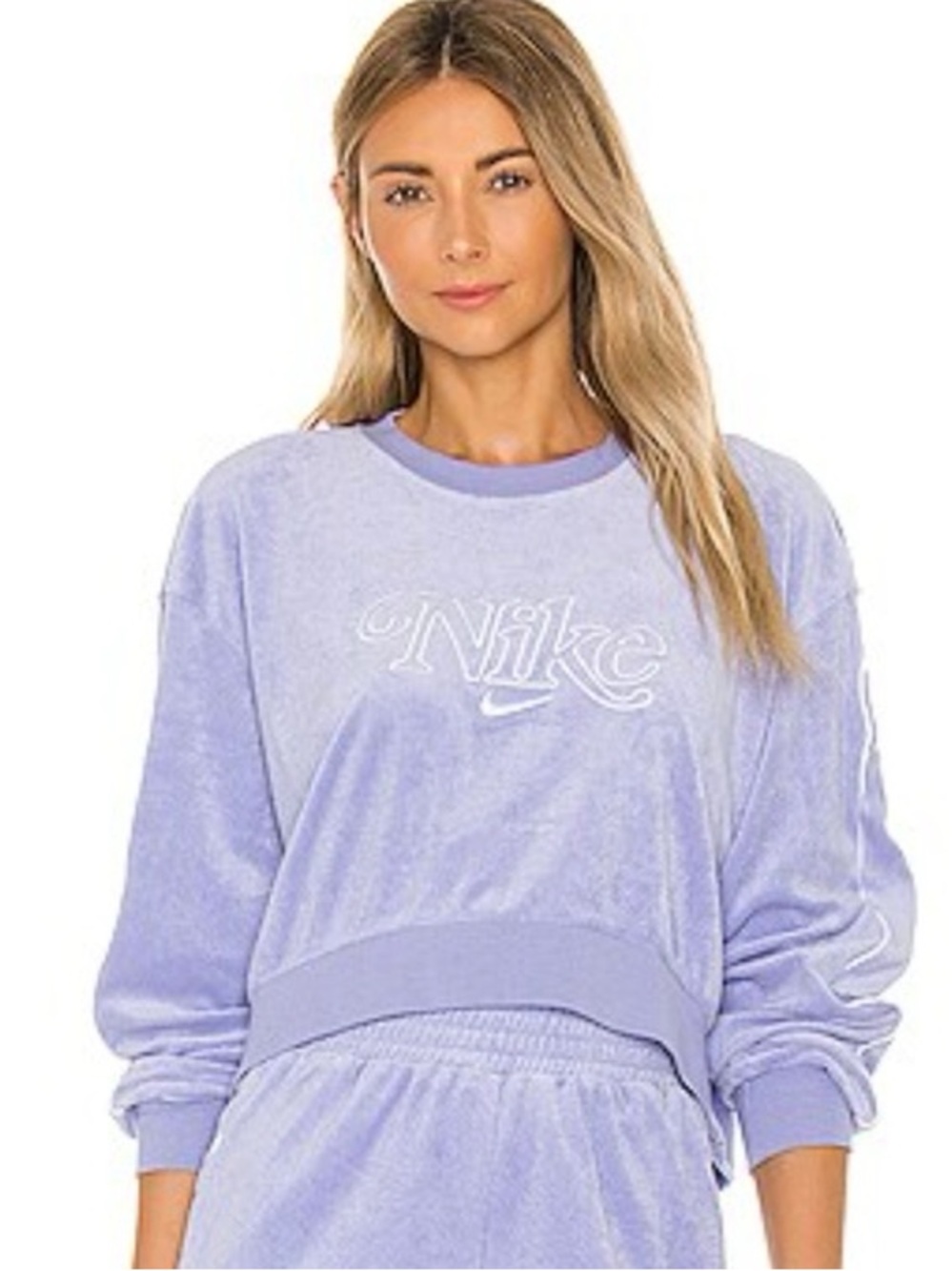 Nike Sportswear Retro Femme French Terry Cropped Crew Sweatshirt XL